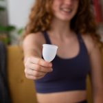 limpar Coletor Menstrual manchado
